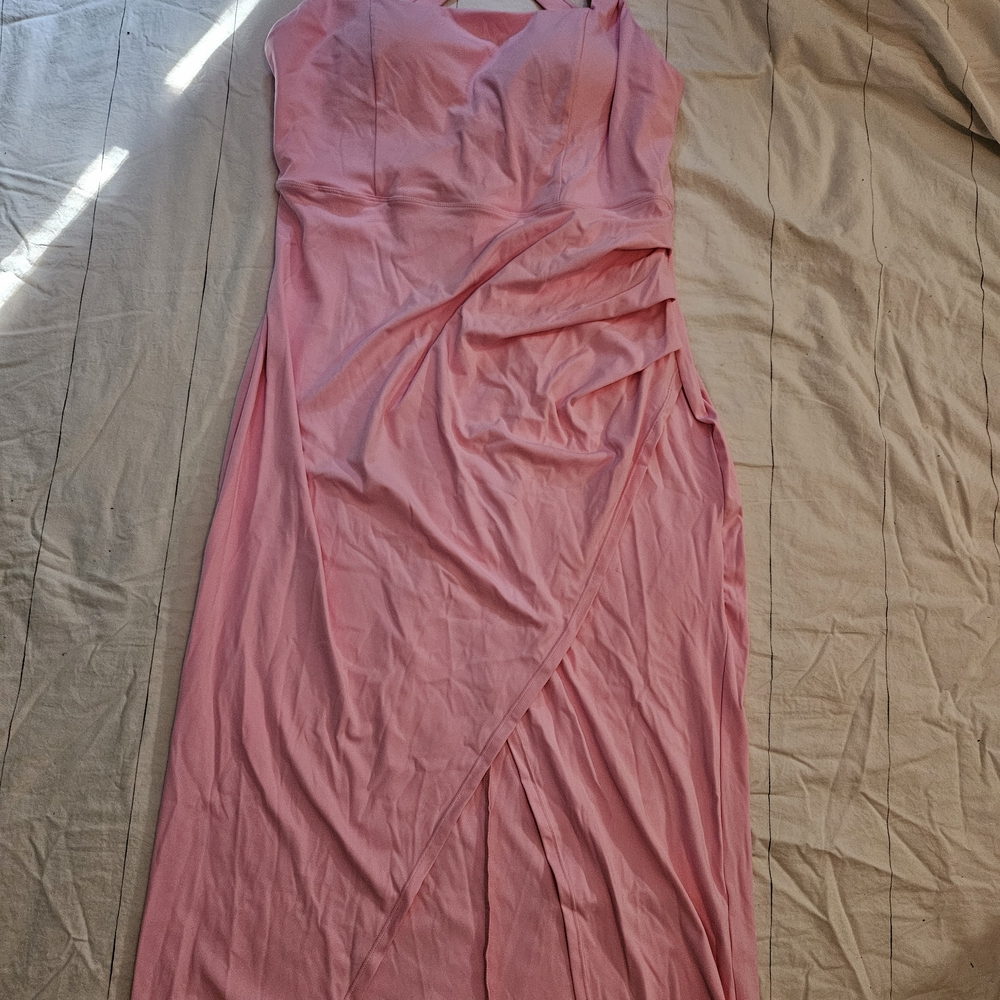 NWT HALARA Asymmetrical Pink Dress